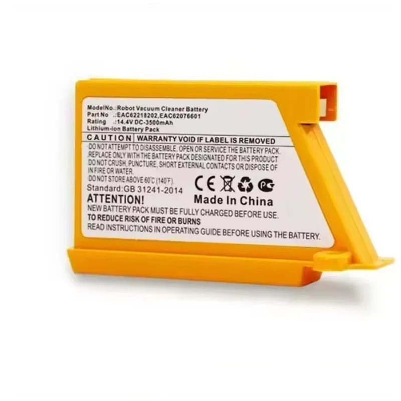 Bateria de aspirador de pó rob - 4S Lipo Battery 14.8V 6000Mah avaliação e preço