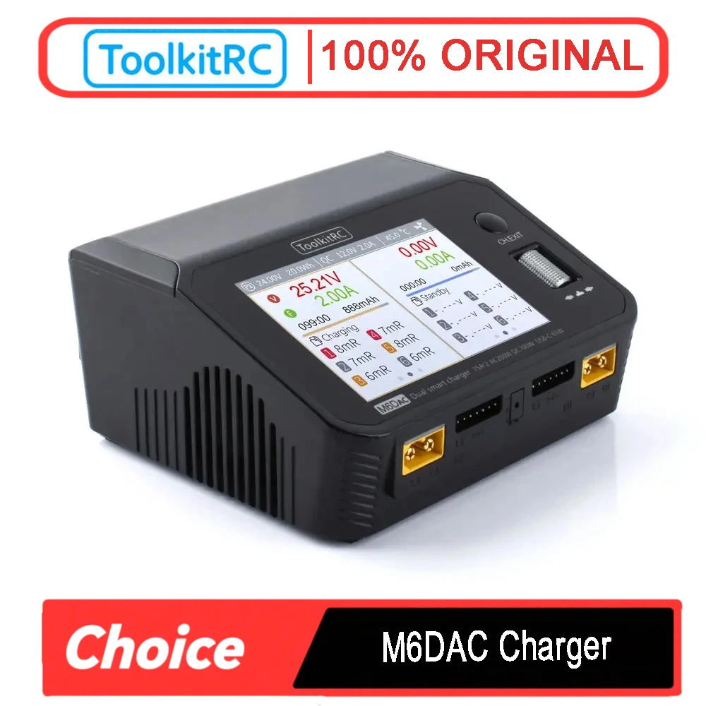 ToolkitRC M6DAC Carregador e D - Toolkitrc M6Dac Smart Charger avaliação e preço